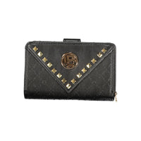 Black Polyurethane Women Wallet
