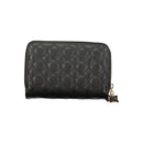 Black Polyurethane Women Wallet