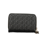Black Polyurethane Women Wallet