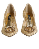 Gold Taormina Lace DEVOTION Pumps Shoes