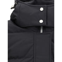 Black Recycled Polyester Coat