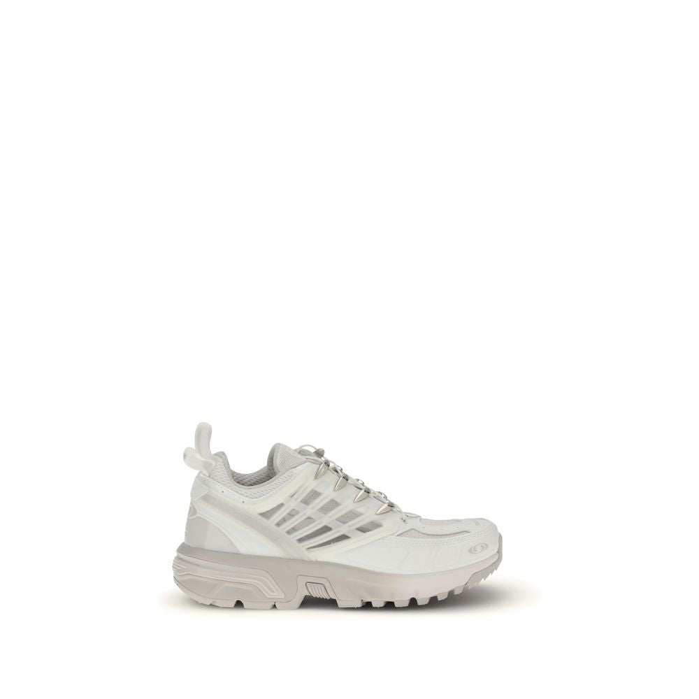 White Polyamide Athletic Sneakers