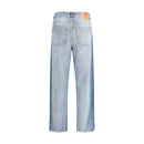 Blue Cotton Relaxed Fit Jeans