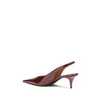 Bordeaux Calf Leather Bos Taurus Mid Heel Pumps