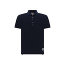 Blue Cotton Polo Shirt