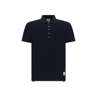Blue Cotton Polo Shirt