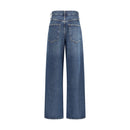 Blue Cotton Jeans Denim