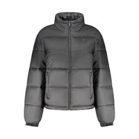 Black Polyester Women Jacket