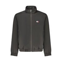 Black Polyester Men's Jacket