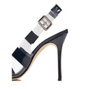 Blue Calfskin High Heel Pumps