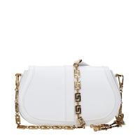 White Leather Crossbody Bag