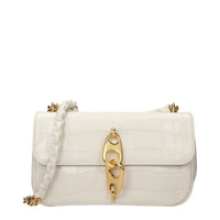 White Leather Shoulder Bag