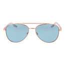 Rose Gold Rubber Sunglasses