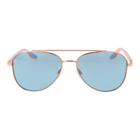 Rose Gold Rubber Sunglasses