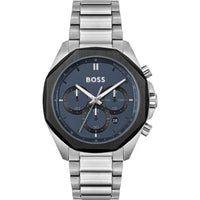 Gray Stainless Steel Dress Watch