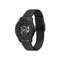 Black Stainless Steel Dress Watch