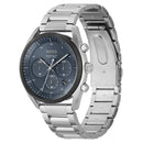 Gray Stainless Steel Dress Watch