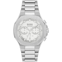 Gray Stainless Steel Dress Watch