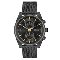Black Stainless Steel Dress Watch
