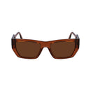 Brown Injected Sunglasses
