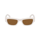 White Injected Sunglasses