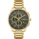 Gold Stainless Steel Dress Watch