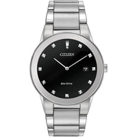 Gray Stainless Steel Dress Watch
