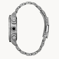 Gray Stainless Steel Bracelet Watch