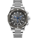 Gray Stainless Steel Bracelet Watch