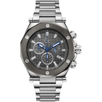 Gray Stainless Steel Bracelet Watch