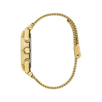 Gold Stainless Steel Dress Watch