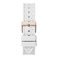 White Synthetic Dress Watch