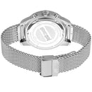 Gray Stainless Steel Bracelet Watch
