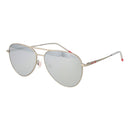 Silver Metal Sunglasses