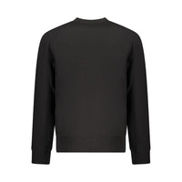 Black Cotton Men's Sweatshirt