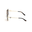 Brown Metal Sunglasses