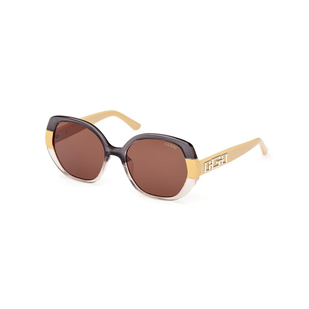 Bicolor Resin Sunglasses