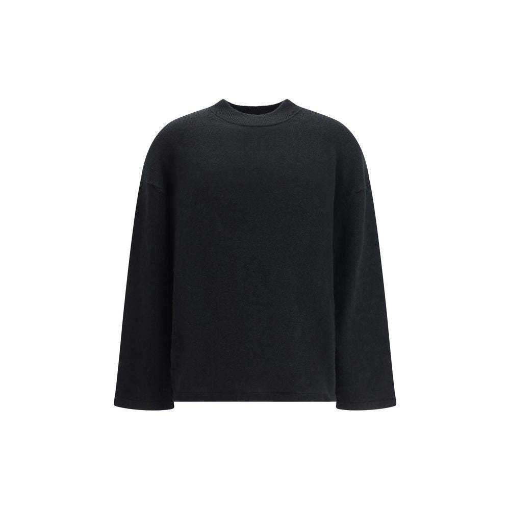Black Wool Sweatshirt