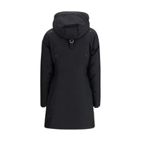 Black Polyester Parka