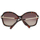 Brown Metal & Plastic Sunglasses
