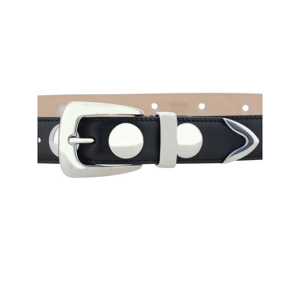 Black Calf Leather Bos Taurus Regular Belt