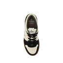 Black Calf Leather Bos Taurus Chunky Sneakers