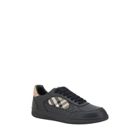 Black Calf Leather Bos Taurus Low Top Sneakers
