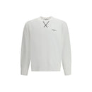 White Cotton Sweatshirt