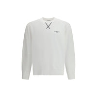 White Cotton Sweatshirt