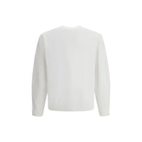 White Cotton Sweatshirt