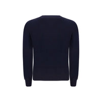 Blue Fleece Wool Sweatshirt