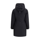 Black Recycled Polyester Parka