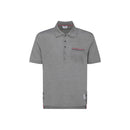 Gray Cotton Polo Shirt