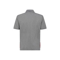 Gray Cotton Polo Shirt